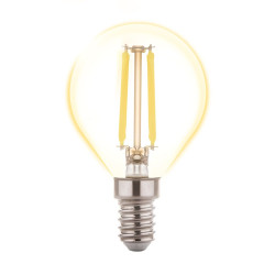 Filament LED G45 kulka E14 4W 450lm 3000K INQ