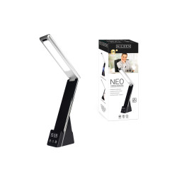 Lampka biurkowa LED Neo Wireless czarna Nilsen