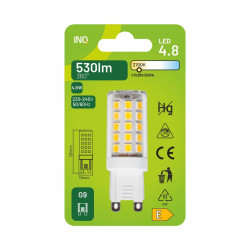LED G9 4,8W 530lm 3000K...