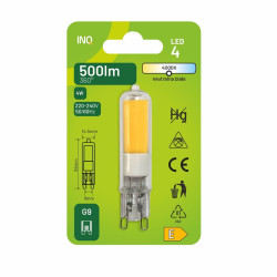 LED G9 4W 500lm 4000K szkło...
