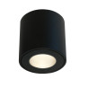 Ozzo Oprawa sufitowa ADA1 SH-212-B/B natynkowa tuba czarna mat IP44 wys.8cm