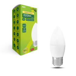 LED C37 E27 4W świeczka 320lm 3000K INQ