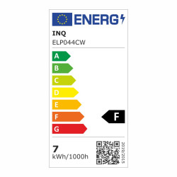 LED G45 E14 7W kulka 600lm 6500K INQ