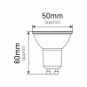 LED MR16 GU10 6W 490lm 3000K INQ