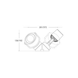 Oprawa MINITOMMY 2L czarny X LED GU10 2x45W 4000K