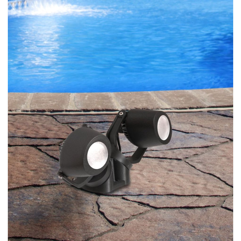 Oprawa MINITOMMY 2L czarny X LED GU10 2x45W 3000K