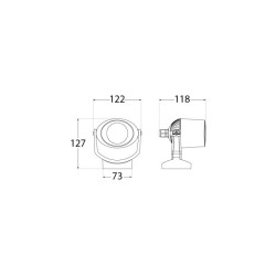 Oprawa MINITOMMY czarny X LED GU10 45W 4000K