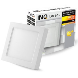 Oprawa downlight LED LORENS n/t 6W 3000K 380lm 12x12cm IP20 biała
