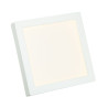 Oprawa downlight LED LORENS n/t 6W 3000K 380lm 12x12cm IP20 biała