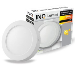 Oprawa downlight LED LORENS n/t 6W 3000K 370lm fi12cm IP20 biała