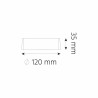 Oprawa downlight LED LORENS n/t 6W 3000K 370lm fi12cm IP20 biała