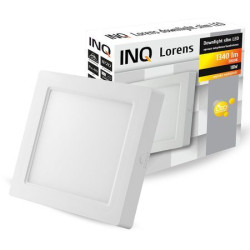 Oprawa downlight LED LORENS n/t 18W 3000K 1340lm 22x22cm IP20 biała
