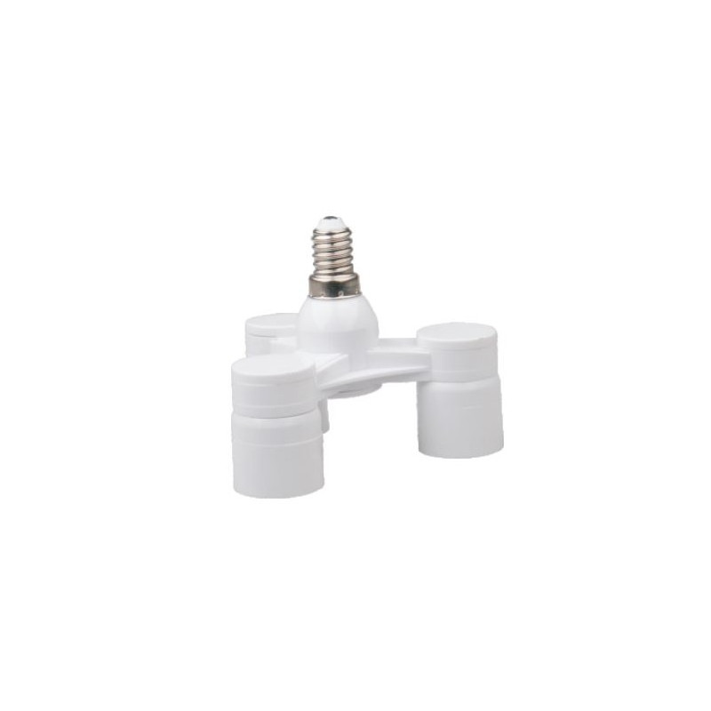 Rozgałęźnik adapter z gniazda E14 na 3xE14 ELEKTRO