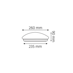 Plafon led Vika 12W 830 z czujnikiem ruchu