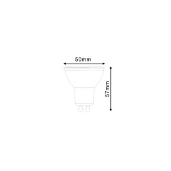 LED PROFI GU10 9W 600lm 3000K SP 38^ RA90 COB INQ
