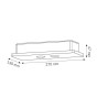Plafon lampa sufitowa Owen 74W 3000K 450lm RA90 plafon biały gips 3525
