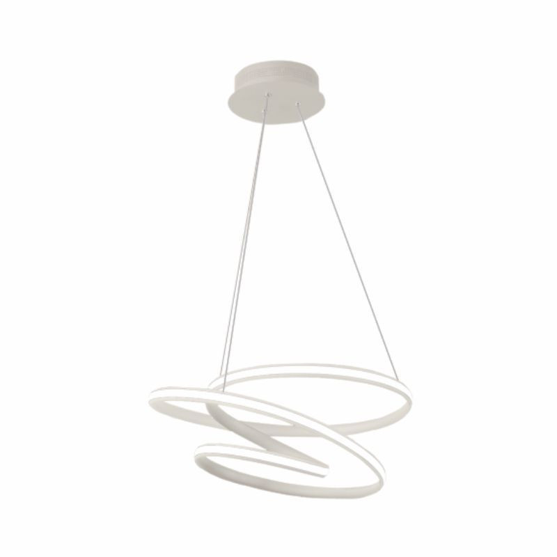 Lampa wisząca Zoe 85W wisząca biała 3594