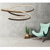Lampa wisząca Zoe 85W wisząca biała 3594