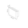 Kinkiet Ruby 6W 3000K 330lm czarny 3563