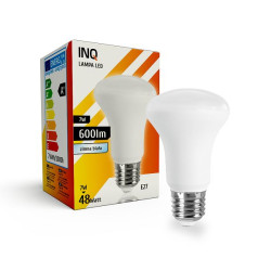 LED R63 E27 7W 600lm 6000K INQ
