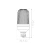 LED PROFI T65 E27 15W 830 1300lm do plafonier INQ
