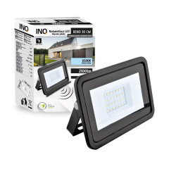 Naświetlacz led RENO 30W 2100lm 6000K z czujką ruchu HF czarny