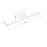 Galeryjka Leo 6W 3000K 520lm chrom 40cm