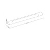 Galeryjka Louis 12W 4000K 780lm chrom 42cm
