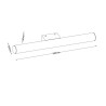 Galeryjka Martin 8W 4000K 520lm chrom 55cm