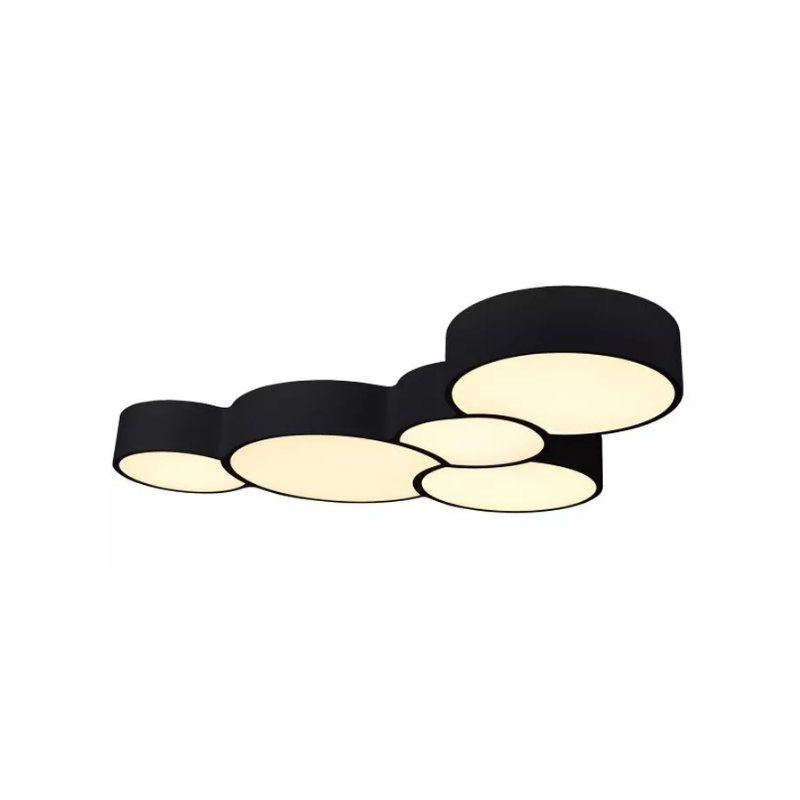 Plafon lampa sufitowa Dots 98W 3000K 5880lm plafon czarny 3676