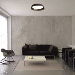Plafon lampa sufitowa Molly 40W 3000K 2400lm fi43cm plafon złoty szczotkowany 3686