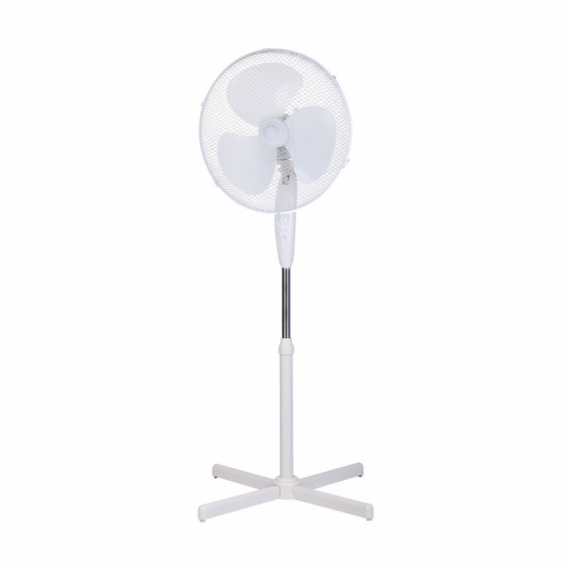 Wentylator TEVO stojący obrotowy 16 cali 45W biały Tevo