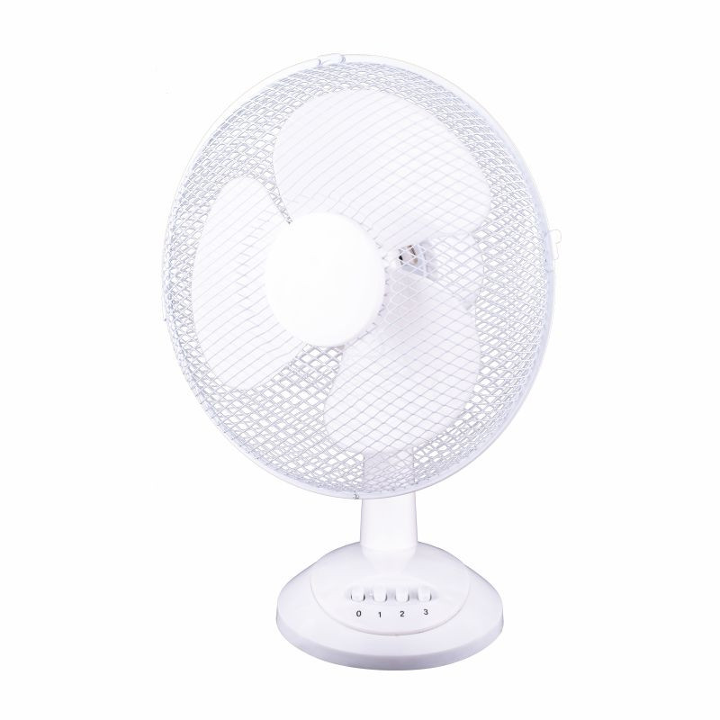 Wentylator TEVO biurkowy obrotowy 12 cali 40W biały Tevo