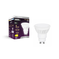 LED PROFI GU10 10W 1400lm 4000K ceramika