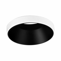 Ozzo oczko sufitowe BIRK-111-BL/WH okrągłe czarno/białe