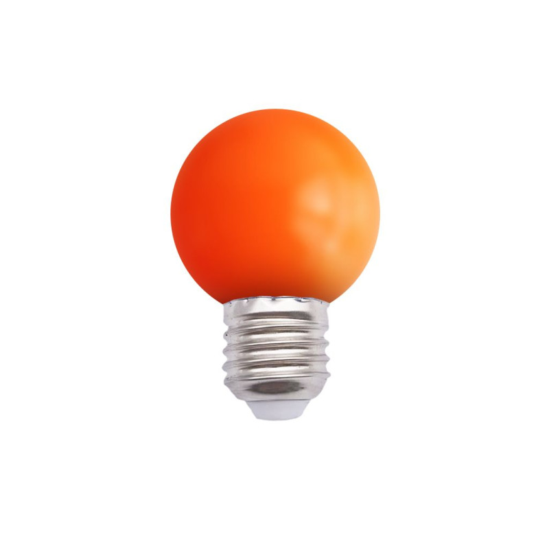 Lampa led kolor ORANGE E27 2W INQ