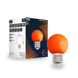 Lampa led kolor ORANGE E27 2W INQ