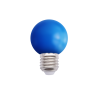 Lampa led kolor BLUE E27 2W INQ