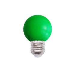 Lampa led kolor GREEN E27...