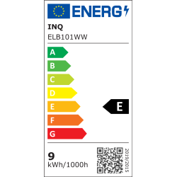 Lampa led C37 E14 PROFI 9W świeczka 900lm 3000K ceramika INQ