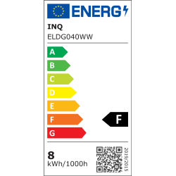 Lampa led deco E27 glob G80 8W 720lm 3000K INQ