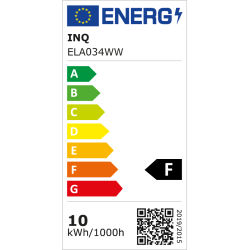 Led A60 E27 10W bulb 940lm 3000K INQ