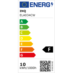 Led A60 E27 10W bulb  940lm 6500K INQ