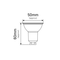 Led MR16 GU10  1,5W 115lm 3000K INQ