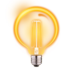 Filament  Led  gold  G120 glob E27  6,5W 680lm 2700K INQ