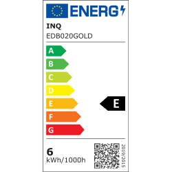 Filament  Led  gold C37 świeczka E14  5,5W 725lm 2700K  INQ