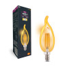 Filament  Led  gold C37 płomyk BXS E14  4W 400lm 2700K INQ