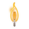 Filament  Led  gold C37 płomyk BXS E14  4W 400lm 2700K INQ