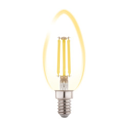 Filament  Led C37 świeczka E14  4W 470lm 3000K INQ