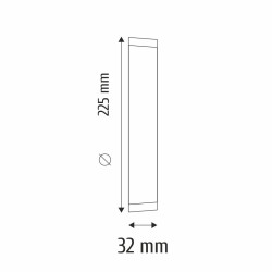 Oprawa led n/t DOWNLIGHT HARRY okrągła 18W 1800lm 4000K IP20 INQ